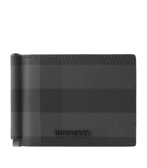 mens money clip wallets burberry|harrods money clip wallet.